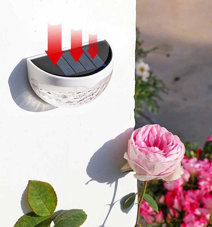 Lisslune | NoirRay – Solar Wall Lamp with Elegant Modern Glow