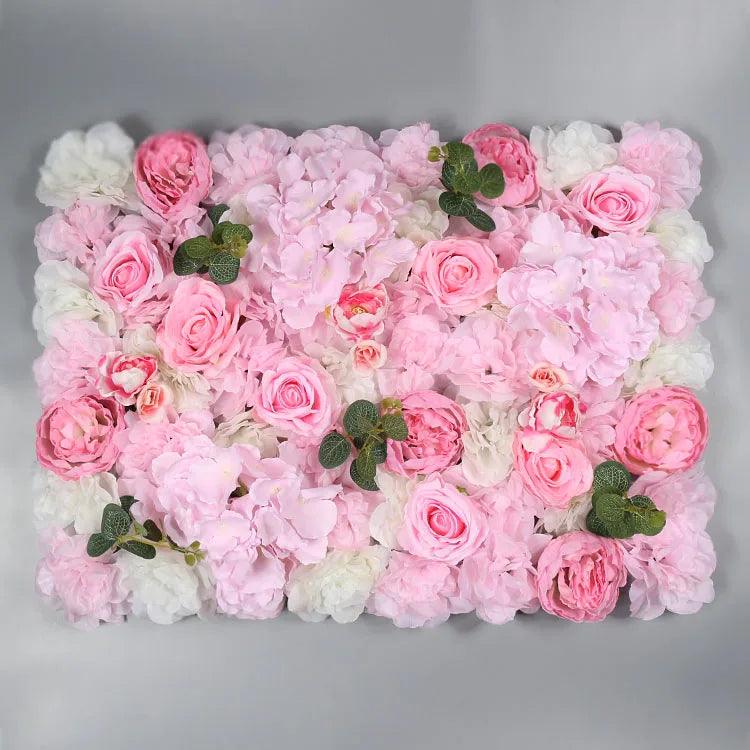 Lisslune | Elegant Flower Wall Art Handmade with Cotton, Silk and Artificial Flowers
