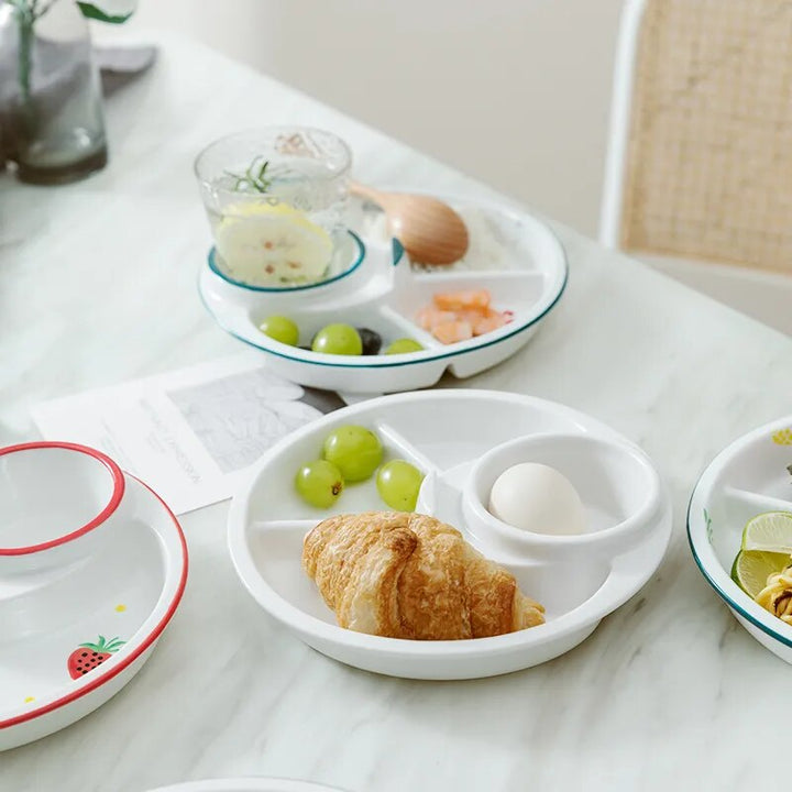 Lisslune | Breakfast Combo Nordic Ceramic Plate