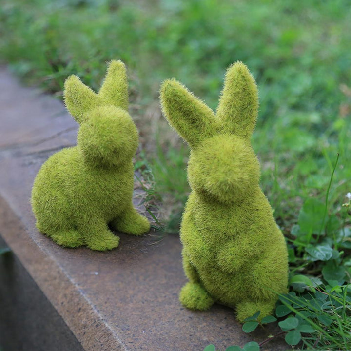 Lisslune | Playful Easter Bunny Harshuis Decor - Delightful Outdoor Sculpture to Brighten Up Your Space
