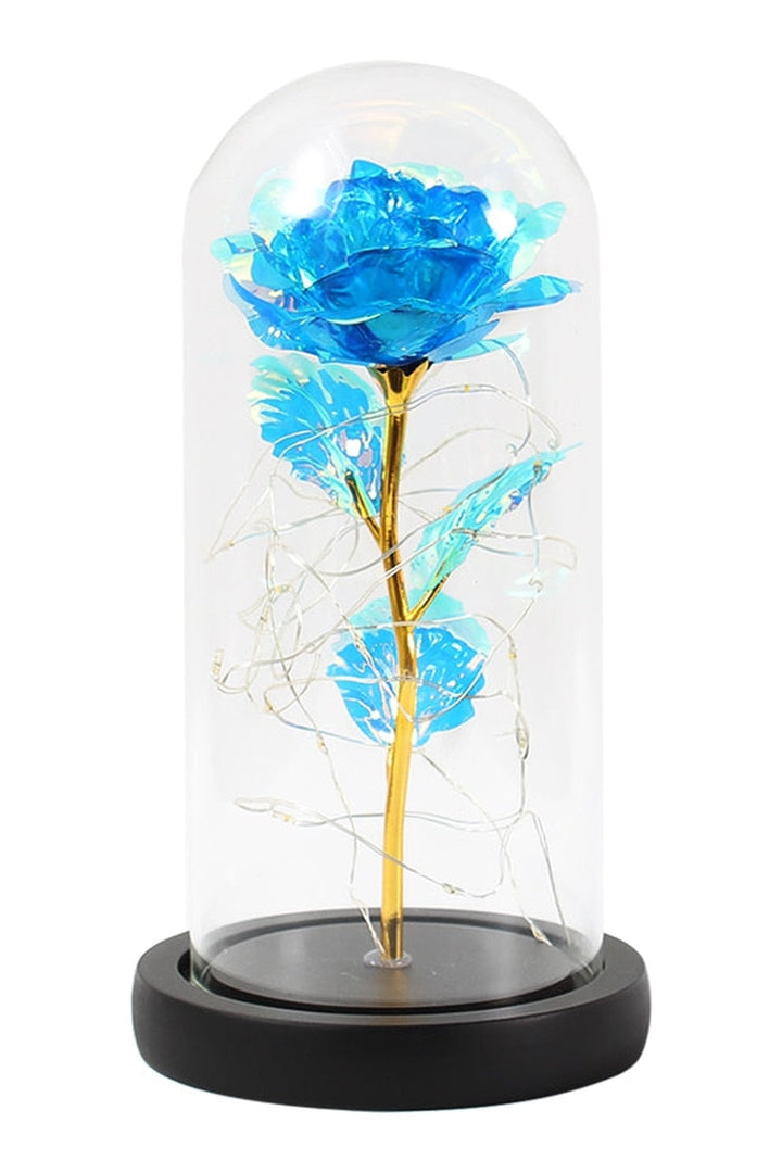 Lisslune | illuminated enchanted rose lamp