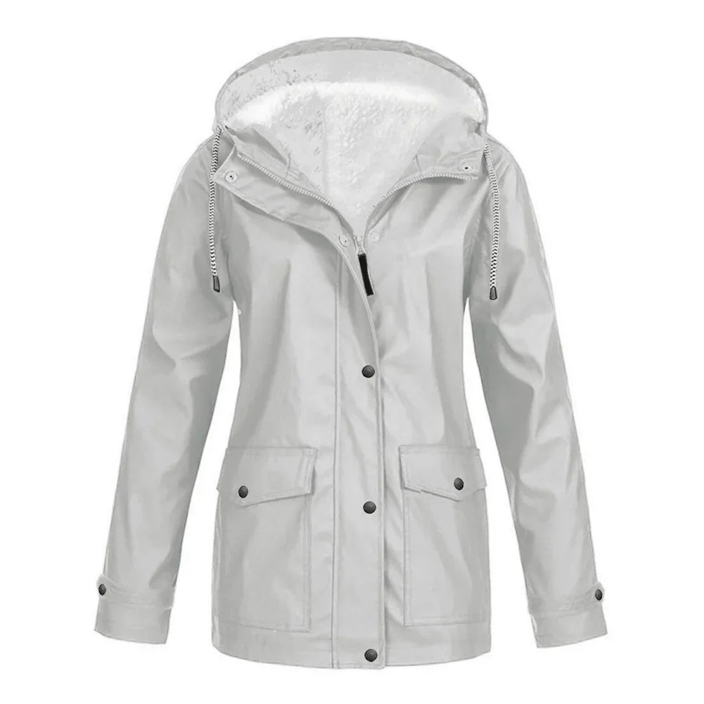Lisslune | Long-sleeved Waterproof Raincoat with Hood