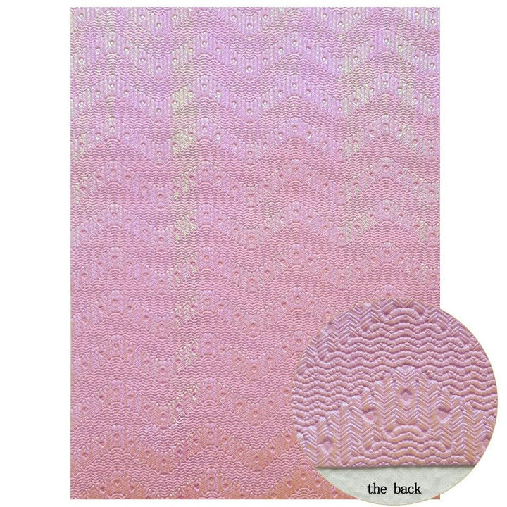 Lisslune | Sparkling Pink Faux Leather Crafting Sheets - Elevate your DIY projects
