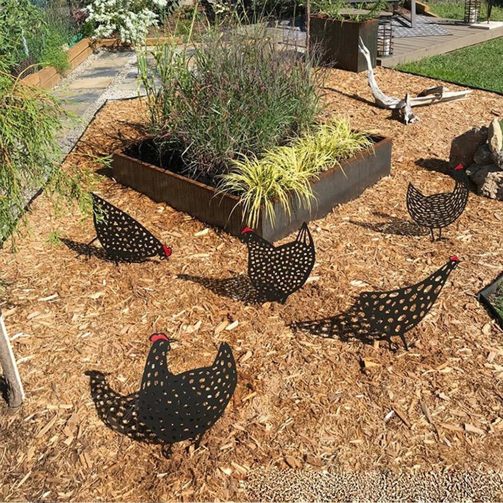 Lisslune | Chicken Stand Decoration for the Garden