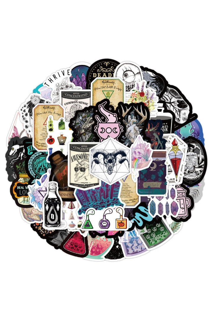 Lisslune | Apothecary Scrapbook Stickers