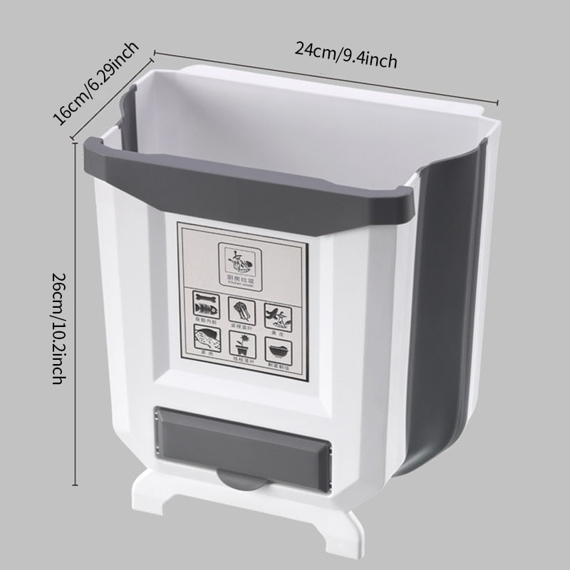 Lisslune | Folding Trash Can