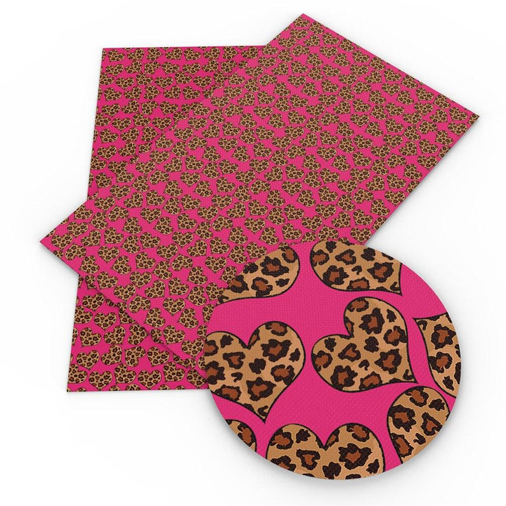 Lisslune | Vibrant Geometric Floral Synthetic Leather Craft Sheet - Enhance Your DIY Projects