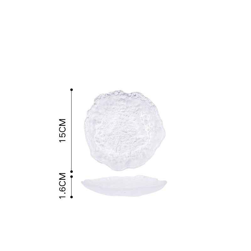 Lisslune | Nordic Frozen Style Glass Plates