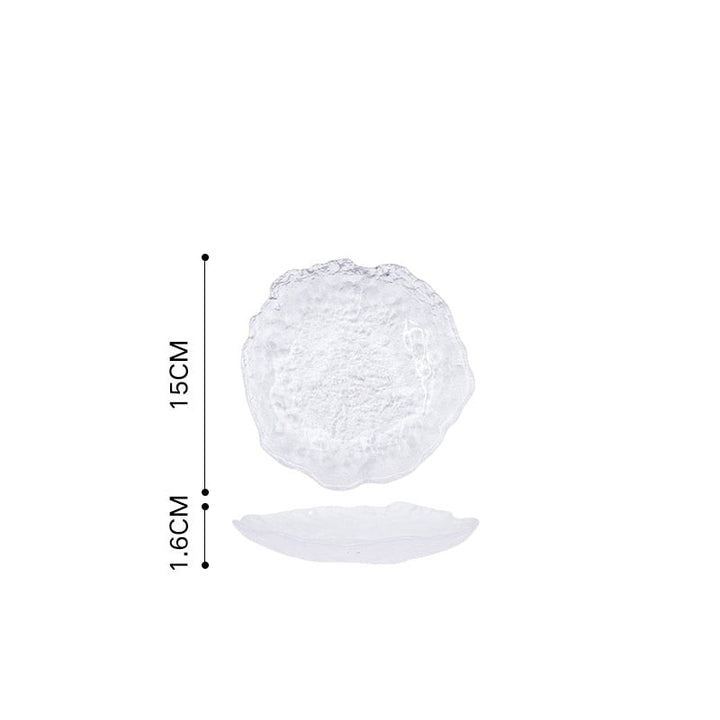 Lisslune | Nordic Frozen Style Glass Plates