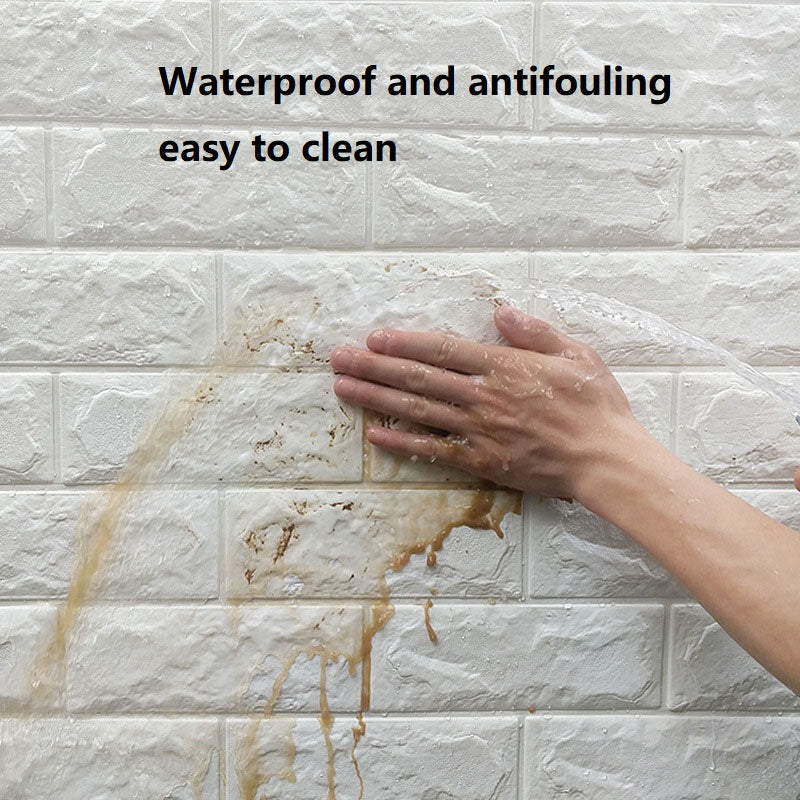 Lisslune | 3D Self-Adhesive Soft Brick Wall Stickers