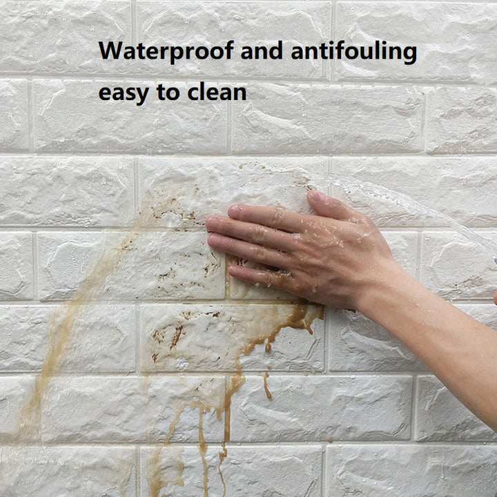 Lisslune | 3D Self-Adhesive Soft Brick Wall Stickers