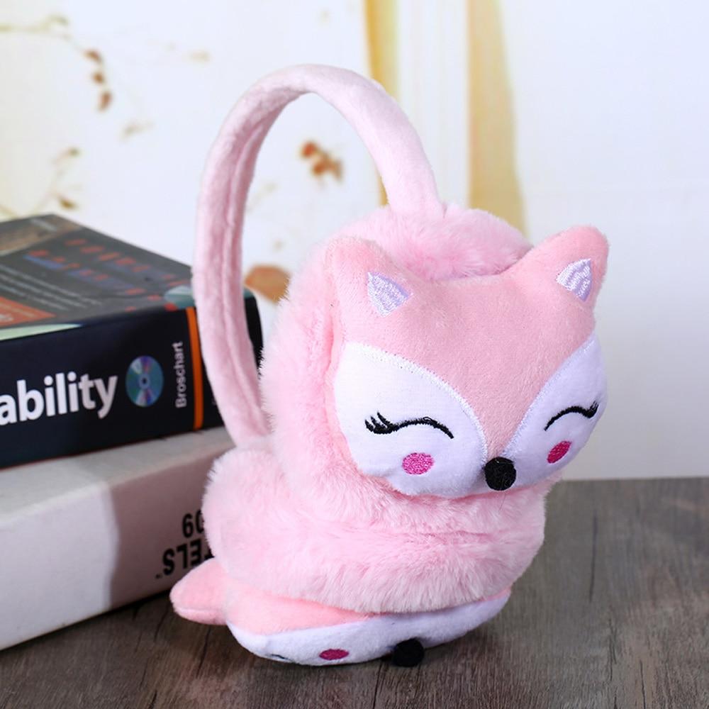 Lisslune | Adjustable Fox Plush Earmuffs for Kids