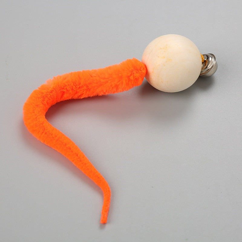 Lisslune | Bouncy Ball Bell Worm Cat Toy