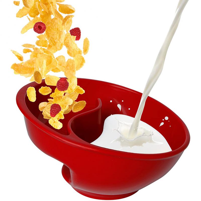 Lisslune | Creative Separated Double Bowls With Handle