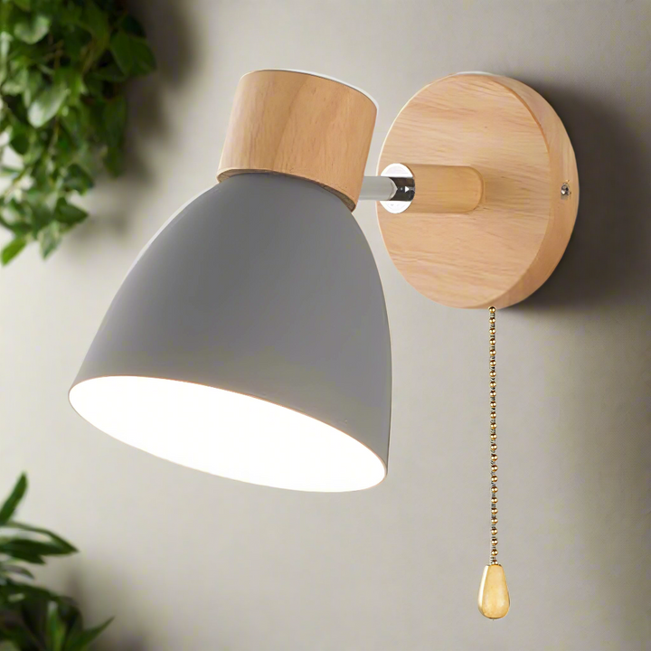 Lisslune | Scandinavian Inspired Wall Light with Easy Pull Switch