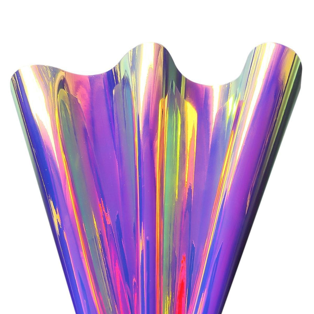 Lisslune | Reflective Holographic Iridescent Synthetic Leather - Essential Crafting Material