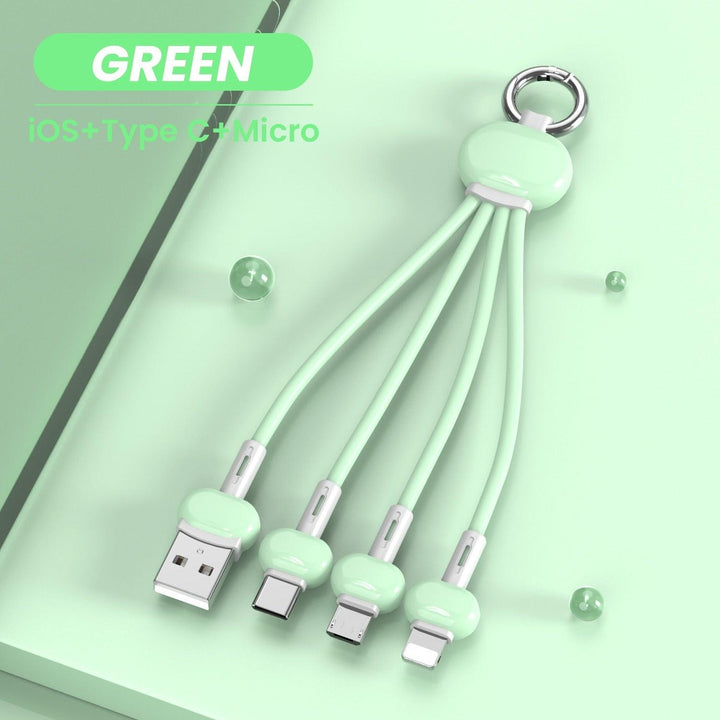 Lisslune | Compact Keychain USB Charger for iPhone and Xiaomi Redmi - Ultimate Travel Charging Solution