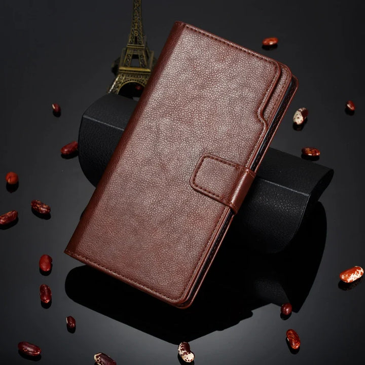 Lisslune | Foldable iPhone Leather Case with Card Slots