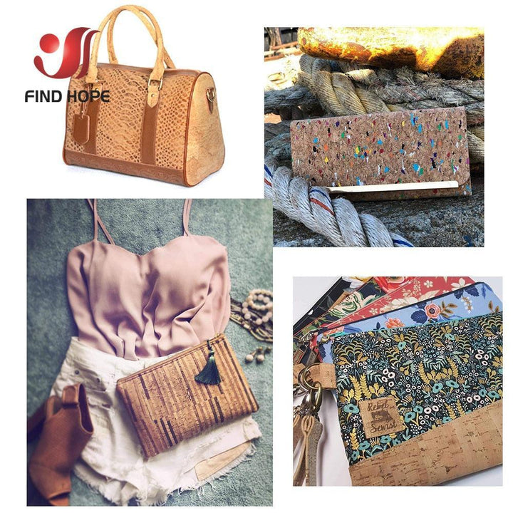 Lisslune | Printed Cork Leather Craft Material - 20cm x 120cm for DIY Projects