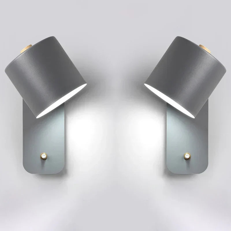 Lisslune | Modern LED Wall Lamps with Switch Indoor Home Decor Lights