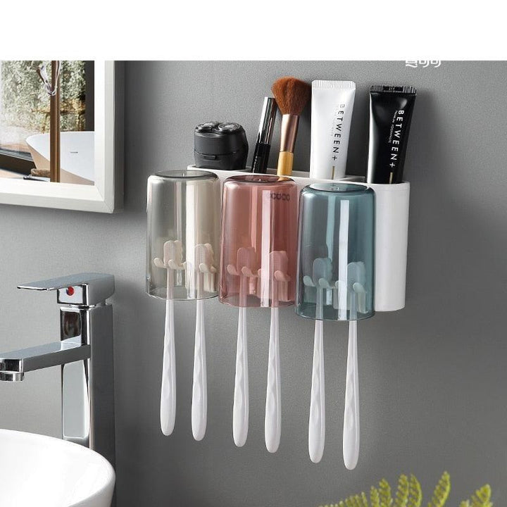 Lisslune | Family-friendly Toothbrush Holder - Ultimate Bathroom Organizer for Shared Spaces