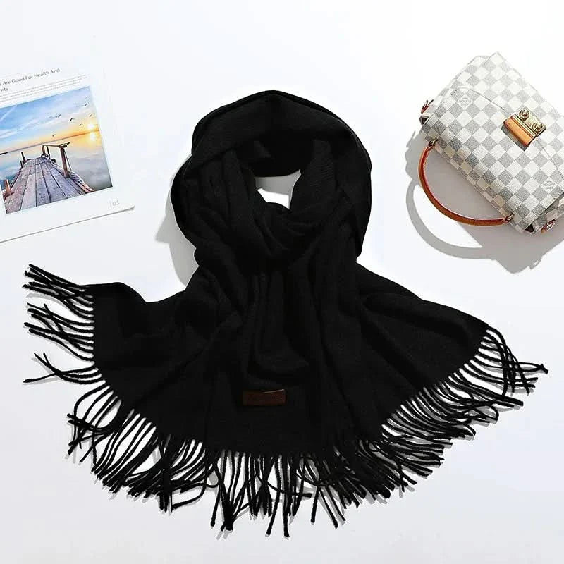 Lisslune | Women’s Cotton Winter Scarf – Soft, Warm, Elegant Style