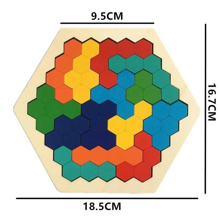 Lisslune | Colorful 3D Tangram Puzzle: Stimulate Creativity and Learning