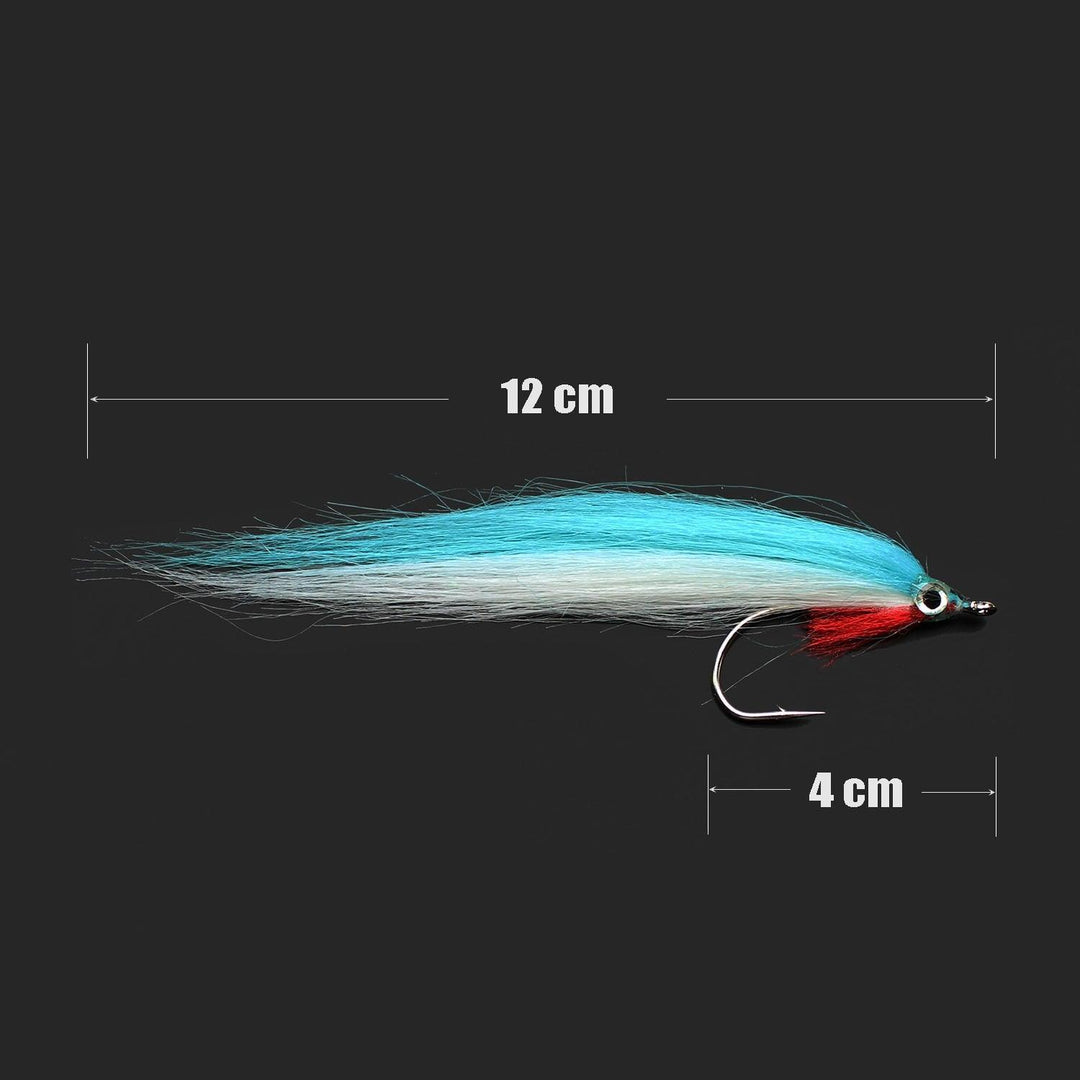 Lisslune | 20-piece UV high-carbon fly fishing lure kit - Perfect for salmon, trout, perch, and steelhead - Tigofly collection