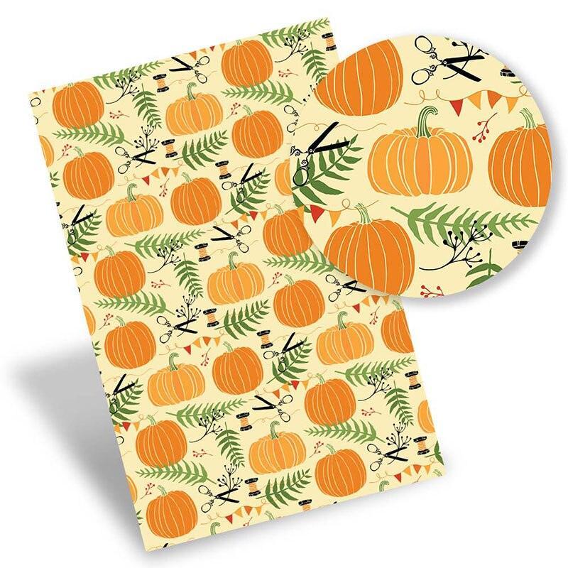Lisslune | Autumn Theme Eco-Conscious Synthetic Leather Craft Kit for Creative Artisans