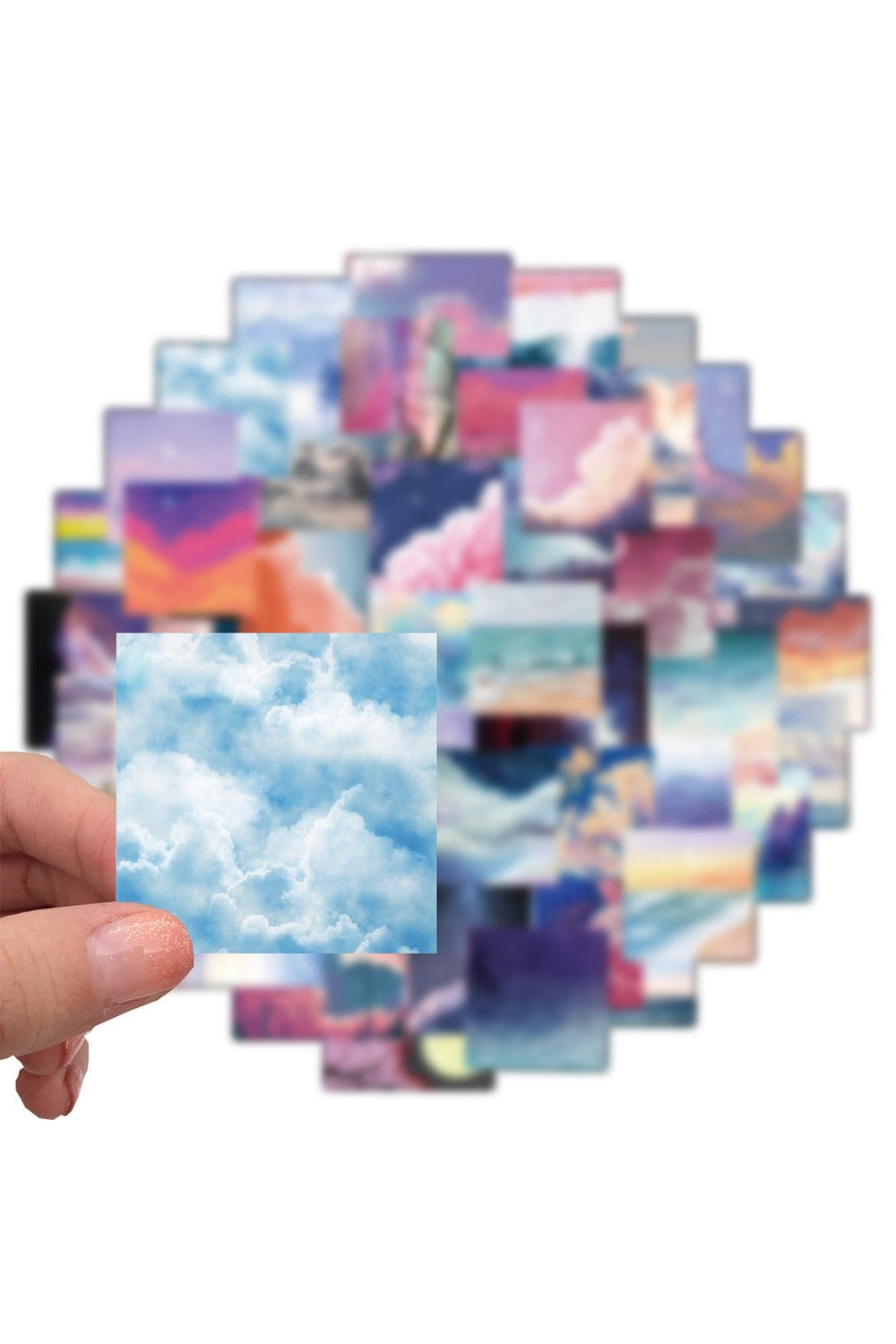 Lisslune | Cloudy Laptop Stickers