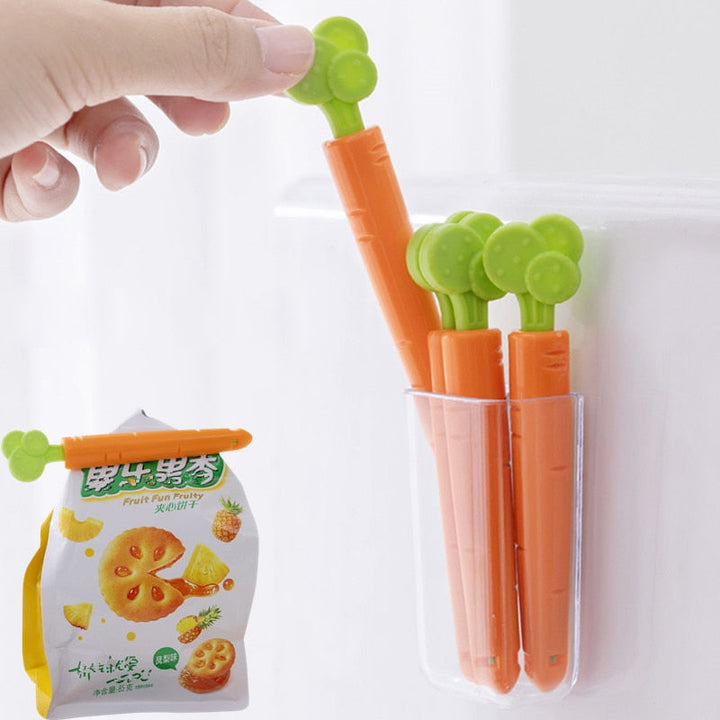 Lisslune | 5pcs Sealing Carrot Bag Clips