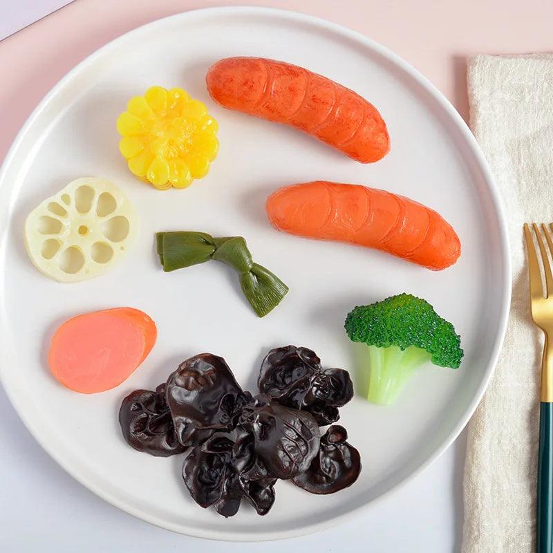 Lisslune | Realistic Miniature Steak Model for Dollhouses – Perfect Artificial Food Props for Creative Play and Photography