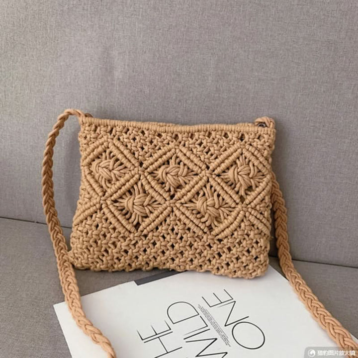 Lisslune | Woven Shoulder Bag for Women – Summer Boho Style