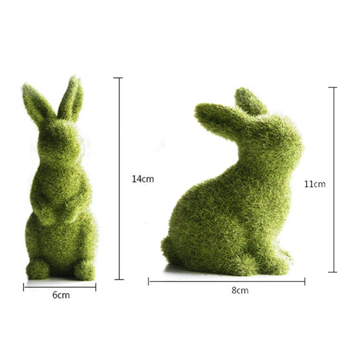 Lisslune | Playful Easter Bunny Harshuis Decor - Delightful Outdoor Sculpture to Brighten Up Your Space