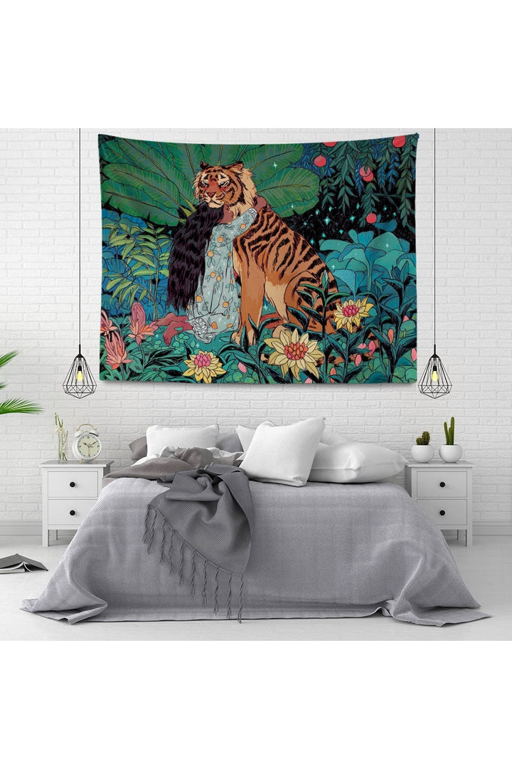 Lisslune | inspired velvet mandala wall tapestry