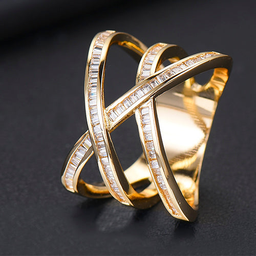 Lisslune | Monaco Design Luxury Statement Stackable Ring For Women