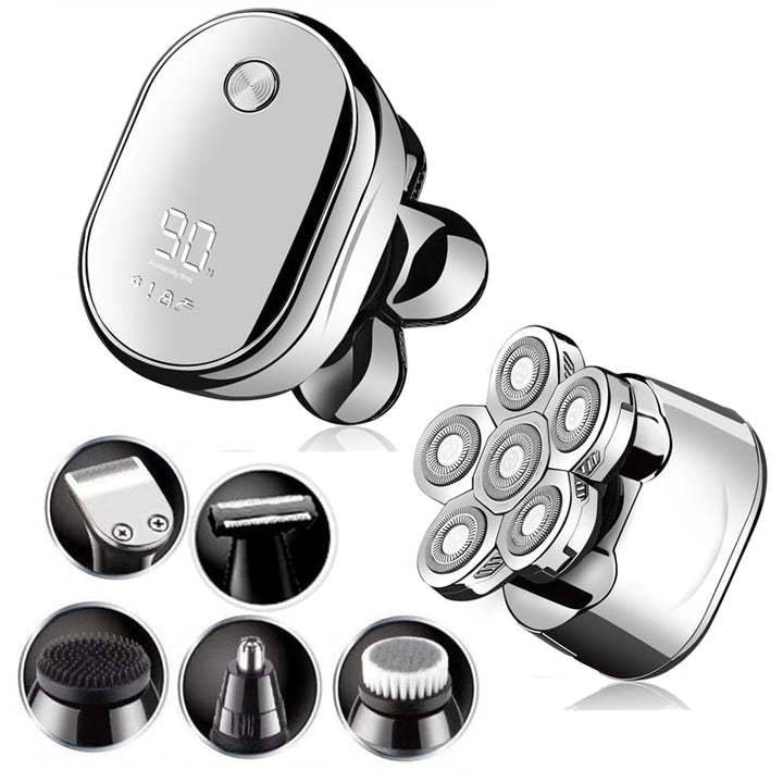 Lisslune | TitanEdge – 6-in-1 Shaver for Face & Head