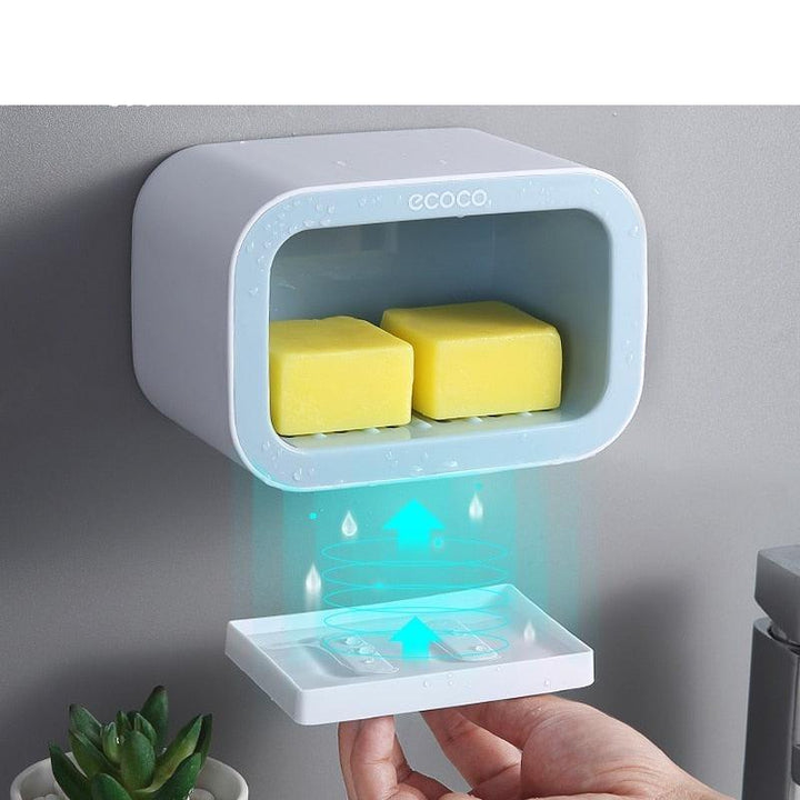 Lisslune | Elegant Botanical Wall-Mounted Soap Organizer for Stylish Bathroom Storage