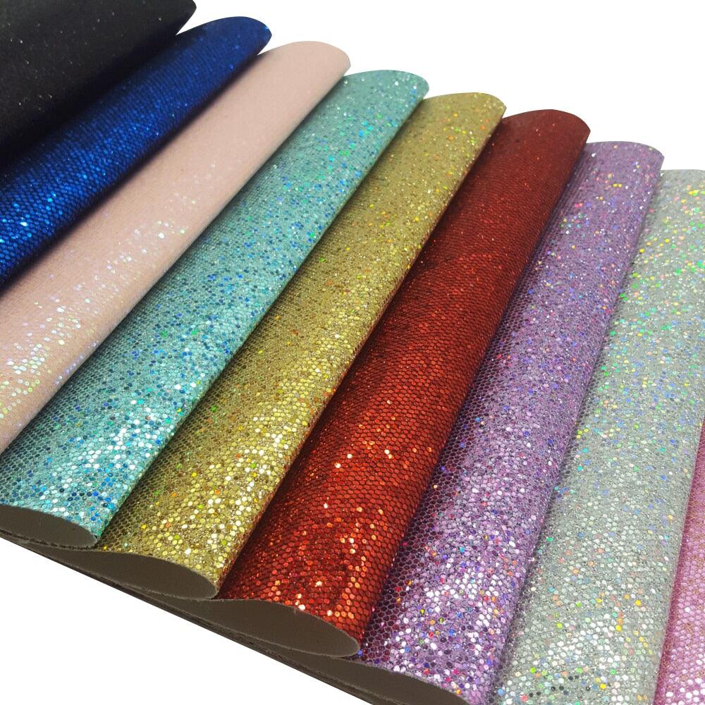 Lisslune | Shiny Synthetic Leather A4 Craft Sheets: Ignite Your Imagination