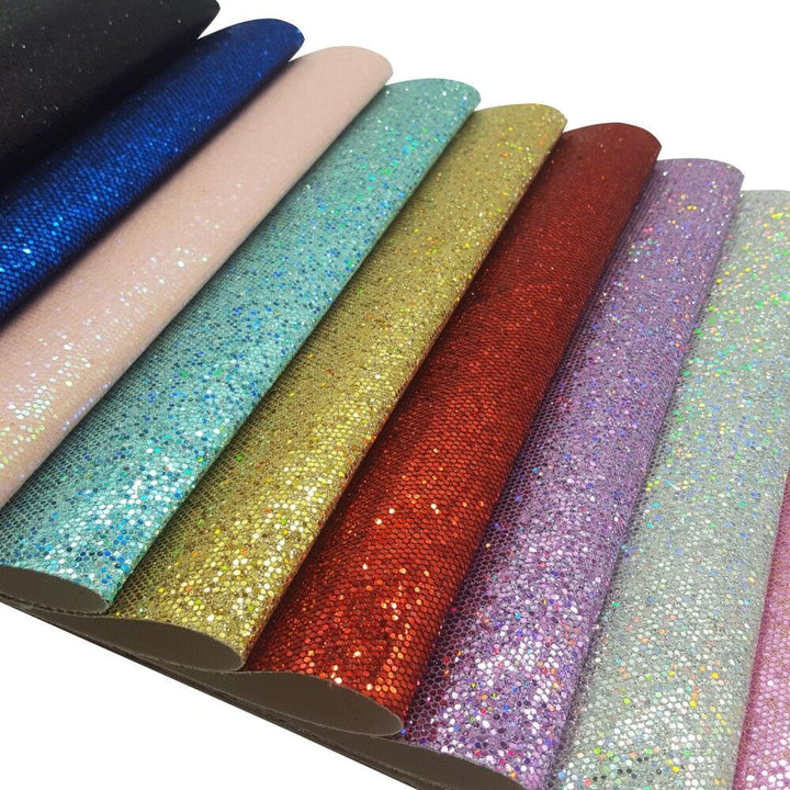 Lisslune | Shiny Synthetic Leather A4 Craft Sheets: Ignite Your Imagination