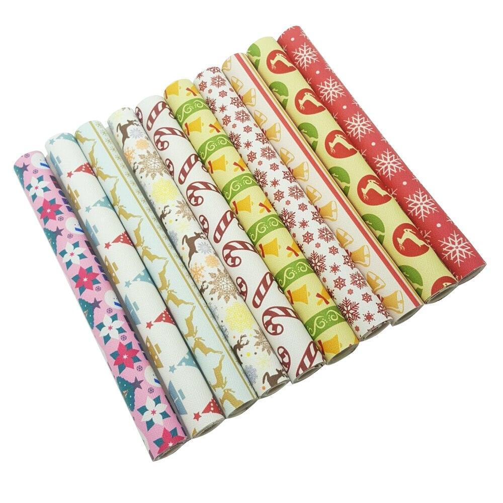 Lisslune | Playful Holiday Cartoon Animal PU Bow Fabric Sheets: Essential DIY Kit for Festive Hair Accessories and Crafts