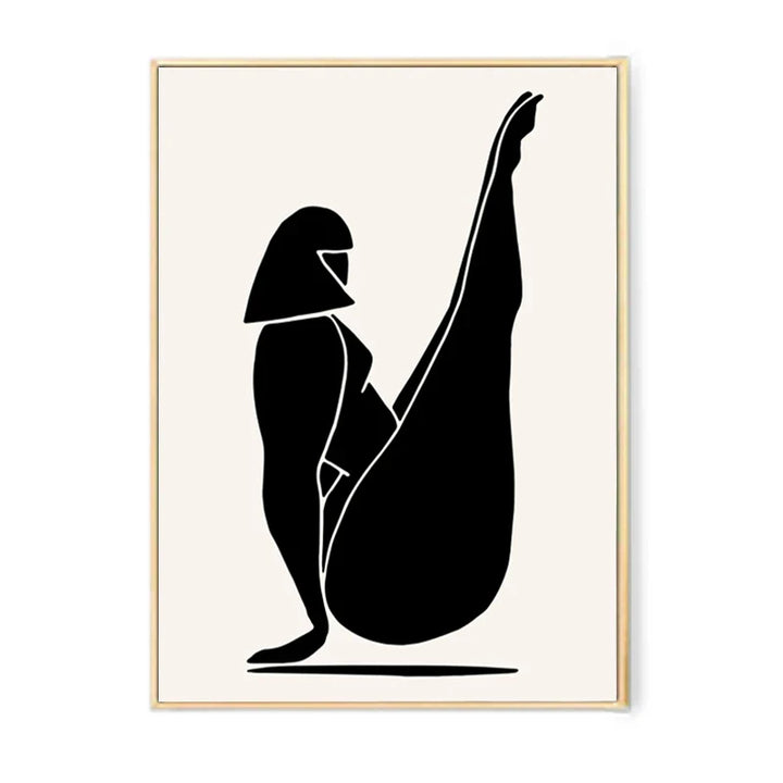 Lisslune | Silhouette Canvas Poster