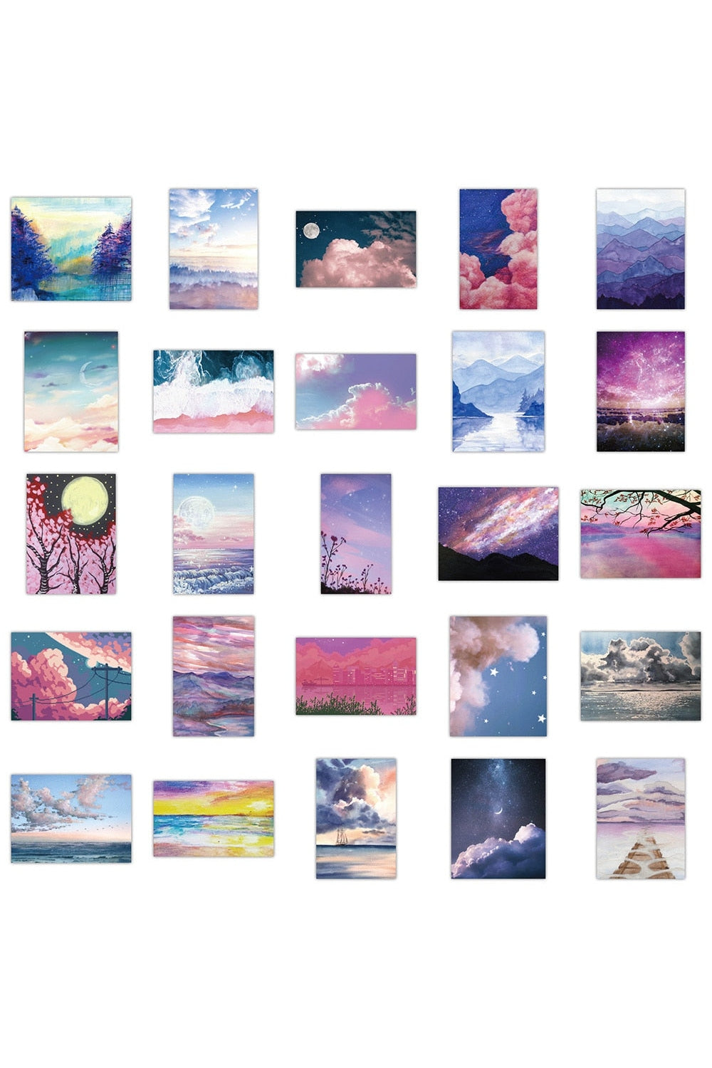 Lisslune | Cloudy Laptop Stickers