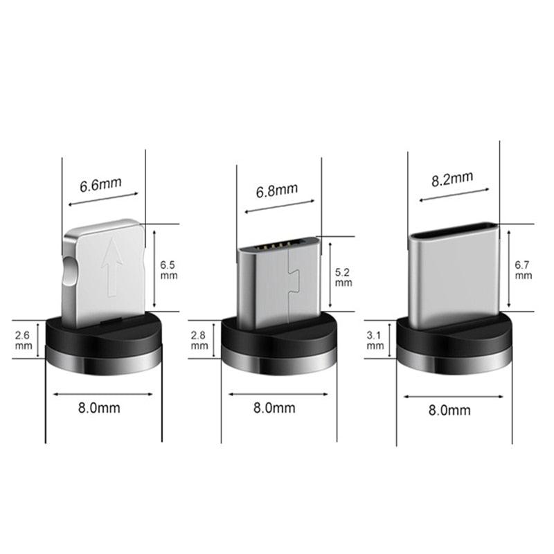 Lisslune | Magnetic Multi-Device Fast Charging Adapter for iPhone & Android - Versatile Power Solution