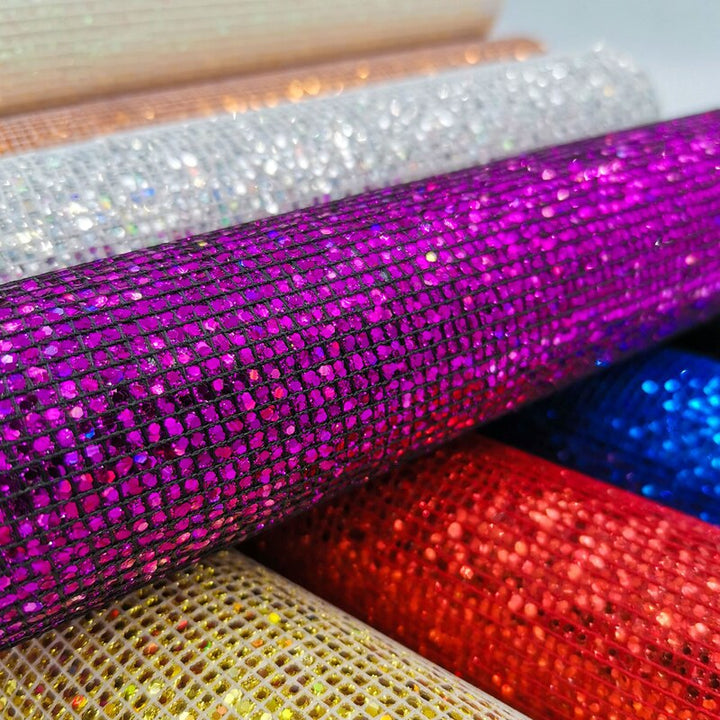 Lisslune | Glossy Luxury Faux Leather Craft Sheet for Creative DIY Projects