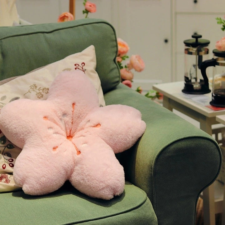 Lisslune | Colorful Cherry Flower Seat Cushion Pillow