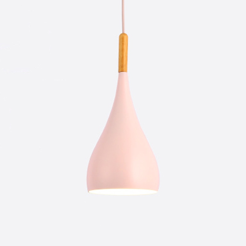 Lisslune | Talon - Modern Drop-Shaped Wooden Pendant Light Scandinavian Ceiling Light