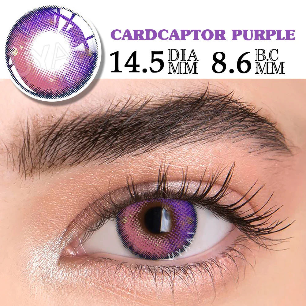Rynx | 1 Pair Colored Contact Lenses Natural Eyes Contact Brown Lenses Blue Lenses Cat Eye Lenses Monet Gray Eye Lens Annual Sale