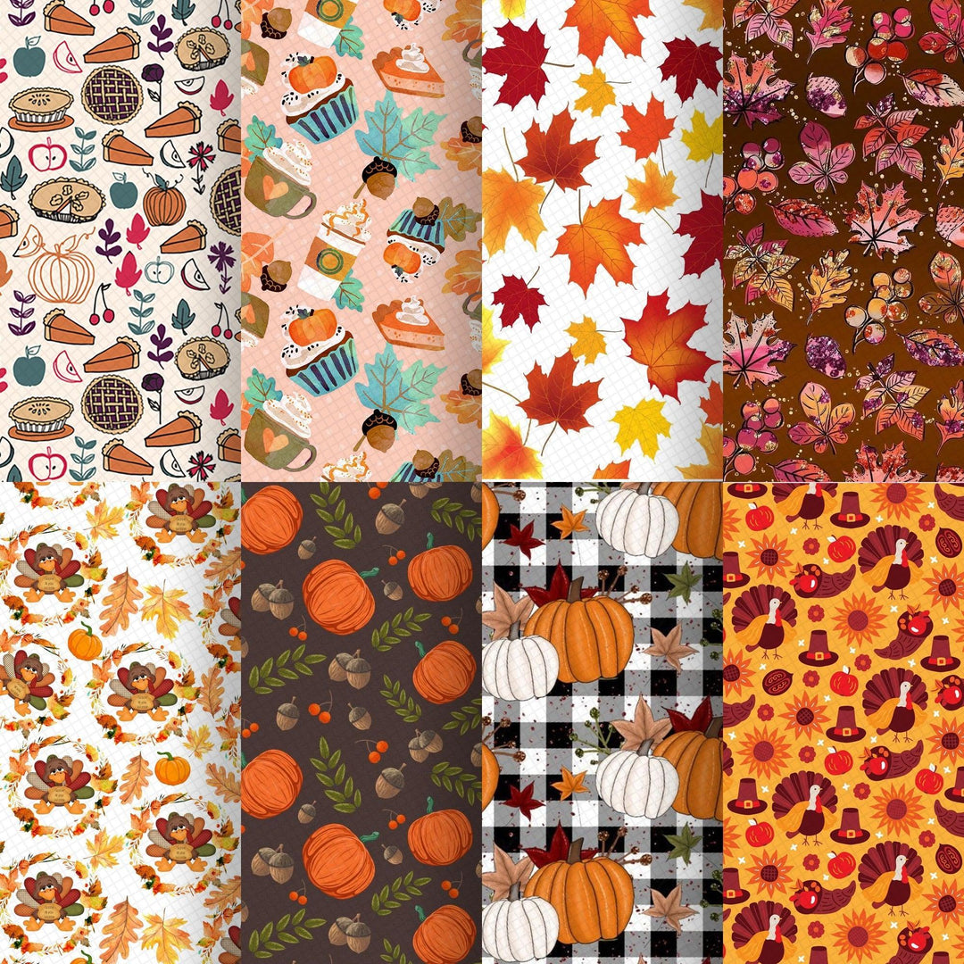 Lisslune | Autumn-inspired premium vegan leather - versatile DIY craft material for creative projects
