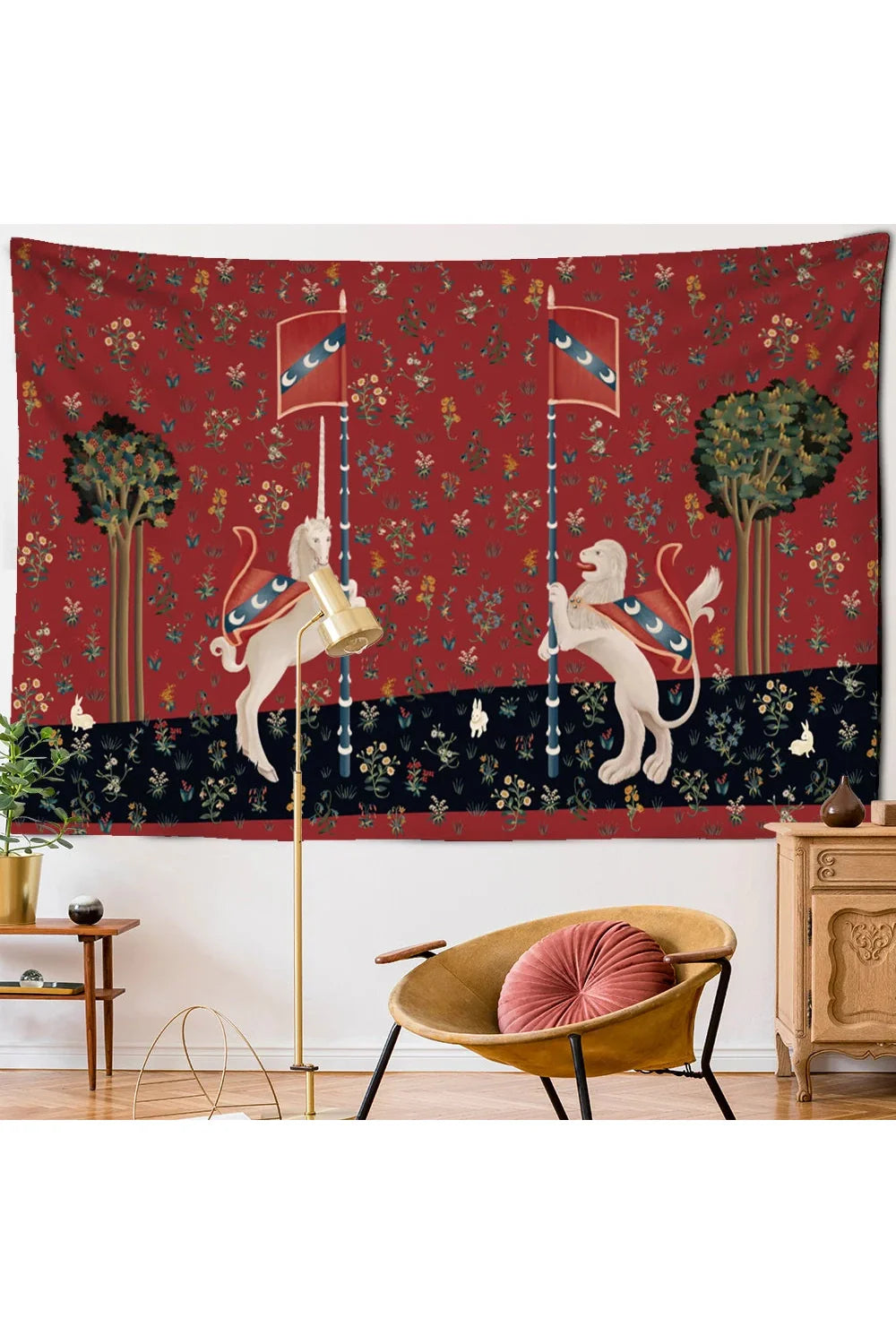Lisslune | enchanted unicorn rug